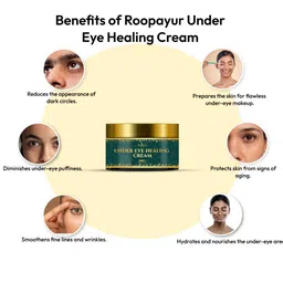roopayur mother of all healing Roopayur Under Eye Healing Cream – Reduce Dark Circles & Puffiness Naturally 50 Gm image 2