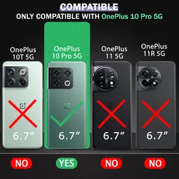 TheGiftKart Shockproof Clear Back Cover Case for OnePlus 10 Pro 5G | 360 Degree Protection | Hard Transparent Back Cover Case for OnePlus 10 Pro 5G (PC & TPU, Transparent Bumper) image 2