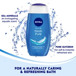 NIVEA Fresh Pure shower Gel, 250ml image 3