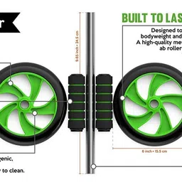 Vendere Ab Roller Perfect Abdominal and Stomach Exercise for Total Body Carver Fitness Workout for Home for 6 Pack Abs (Multicolor) image 5