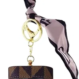 blue aura Square Keychain Mini Lovely Coin Purse Wallet - Mini Earphone Storage & Handbag Pendant | Charm Handbag | (Multicolour) image 1