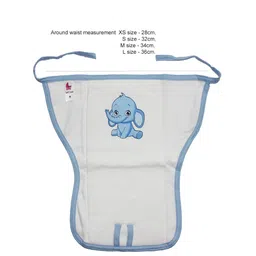 softcare SoftcareTotzTouch Premium Cotton Hosiery Fabric Wide Padded Baby Reusable Nappy/Langot Age (2 Months -4 Months) Pack of 6 (Children: S) image 4