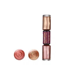 Typsy Beauty 2 In 1 Gel Nail Polish | Pink Gold & Rose Gold | Quick Drying | Glossy Finish | Long Lasting | Chip Resistant |10 ml image 1