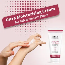 Globus Naturals Nourishing Hand & Foot Cream, Enriched with Rose & Anantmool, For Nourished, Moisturizated Hands & Feet, Suitable for All Skin Types 100 gms, Pack Of 1 image 4