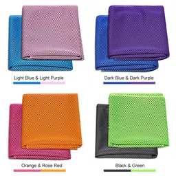 ubervia Ubervia® 2 Pack Cooling Towel Soft Breathable Travel Ice Towel for Gym Fitn Workout Yoga Sport Running Camping Hiking POPQ image 2