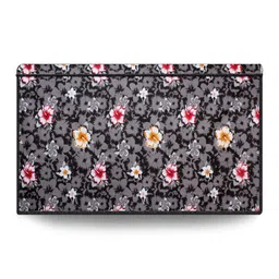 the furnishing tree Dustproof PVC LED TV Cover Suitable for All Models of 43 Inch TV Greyish Floral Pattern image 1