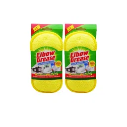 Elbow Grease Scrubbing Pad Pack of 2 Yellow image 1