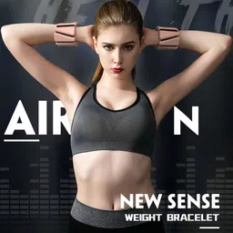 XFYT Adjustable Wrist Weights & Ankle Weights | Pair of 2 bracelets x 1 lbs each (1kgs total) | Soft silicone for comfortable movements for yoga, pilates,workouts (Pink) image 5