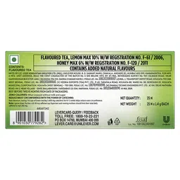 Lipton Honey Lemon Green Tea Bags, 25 Pieces, 90 gram, lemon & honey image 2