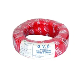 GVD PVC & FR Insulated 1.5 MM Lenth-45Mtr, Flexible Copper Wires & Cables for Home & Domestic Industrial Electric Wiring, Electric Wire (Red) image 3