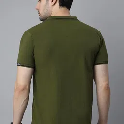 wear your opinion Men's Premium Pique Cotton Polo Collar Neck T-Shirt image 5