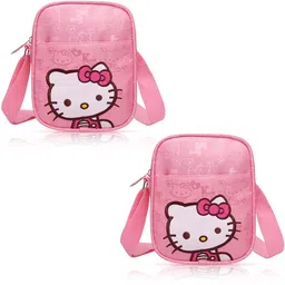patpat PATPAT® Sling Bag for Girls Kids,Hello Kitty Cute Bags for Girls Mini Purse Stylish Small Bag Kids Kawaii Bags,Crossbody Christmas/Birthday Gift 15 * 15cm image 1