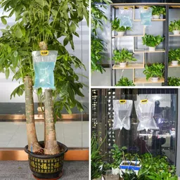 kofati 3500ml Plant Life Drip Watering Bag with Adjustable Flow Automatic Plant Watering System Devices Waterer Spikes for Indoor Outdoor Potted Plant,Plant Automatic Watering System image 3