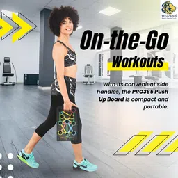 PRO365 Push Up Board, 15 Positions, Pushup Stand for Men & Women with 2 Handles, Anti Slip Accessories, Pushup Bars, Home gym equipment, Pushup Board (6 Month Manufacturer Warranty) image 3