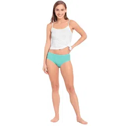 jockey SW02 Women's High Coverage Super Combed Cotton Elastane Stretch Mid Waist Hipster with Concealed Waistband and Stay Fresh Treatment (Pack of 2_Colors & Prints May Vary) image 2