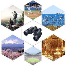 DRODRM 8x40 Zoom Long Distance Professional Binoculars Multi Coated Optical Lense for | Bird Watching Binoculars | Scenery-Black image 4