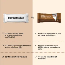 The Whole Truth - High Protein Coffee Cocoa 20g Protein Bar - Pack of 5 x 67g each - No Added Sugar - No Preservatives - No Artificial Flavours - All Natural image 4