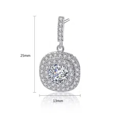 shining diva fashion Latest Stylish Austrian Crystal Earrings for Women and Girls (14625er) image 3