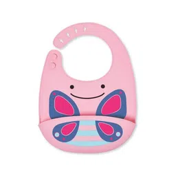 Skip Hop Zoo Fold & Go Silicone Bib image 1