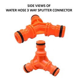 Harden 1/2＂ Y-Shaped 3 Way Water Hose Splitter Connector for Water Pipe Extension - ABS Material - 633003 image 4