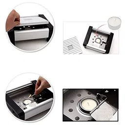 TERXA Food Warmer | Buffet Server | Keep Tea/Coffee Warm Easily | Candle Food Warmer for Kitchen/Home | Kitchen Tool & Accessories (Pack of 1,Multicolor) image 4