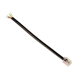 river fox 2C 20 Meter Rj11 6P2C Telephone Line Cable Wire For Laptop (Black) image 3