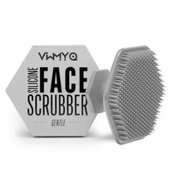 VWMYQ Face Scrubber, Silicone Face Scrubber for Men, Gentle Exfoliator Pad & Massager, Facial Cleansing/Wash Brush - Removes Dead & Dry Skin (Light Grey, Hexagon) image 2