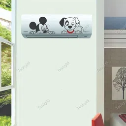 techgifti Ac Sticker Fridge Sticker Wall Sticker Split Ac Stickers Air Conditioner Sticker - Standard Size (Fit for All Models/Sizes/Brands) (Vinyl, Multicolor)' image 4