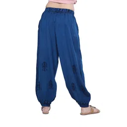 purpura Women's Loose Fit Rayon Harem Pant (PURBTBEIGE_Free Size) image 2