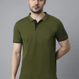 wear your opinion Men's Premium Pique Cotton Polo Collar Neck T-Shirt image 3
