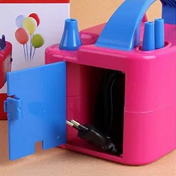 koniry New Two Nozzles High Power Electric Balloon Infiltrator Air Pump for Wedding Party image 2