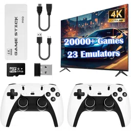 generic 2025 Upgraded Ver. | New Tv Gaming System | Plug & Play Video TV Game 4K Ultra HD with 20,000+ Games Built-in, 9 Emulators & Wireless 2 Controllers for Kids Station (4 Years to 17 Years) image 1