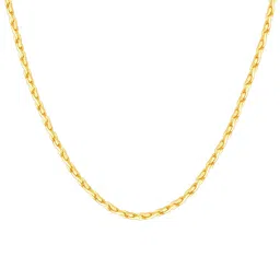 giva 925 Silver Golden Tranquil Waters Chain | Gifts for Women and Girls | With Certificate of Authenticity and 925 Stamp | 6 Months Warranty* image 1