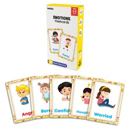 Festiko 1 Set of 30 Pcs Emotions Flash Cards, Emotions Cognitive_skills Flash Cards for Kids, Easy & Fun Way of Learning, Flashcards for Toddlers and Kids image 1