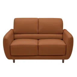 Wakefit Sofa Set | 5 Year Warranty | Sofa 2 Seater, 2 Seater Sofa for Living Room, Wooden Sofa Set, Couch Sofa for Living Room, Sofa for Living Room - Solomon(Robin : Tan) image 3