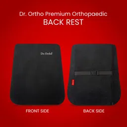 Dr.Ortho Premium Orthopaedic Backrest, Memory Foam Car Seat Back Support, Orthopedic Lumbar Support Back Rest for Back Pain Relief - Back Pillow for Sitting image 3
