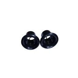generic UNISHOPPE 2.5 Inch 2 Pcs Small Shiny Plastic Air Pass/Port Tubes Black Colour for Subwoofer and Woofer Cabinet. (2.5 INCH) image 1