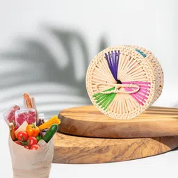 generic Palm Leaf Small Storage Box, Handwoven Decorative Container with Lid/Jewel Storage/Gift Box image 3