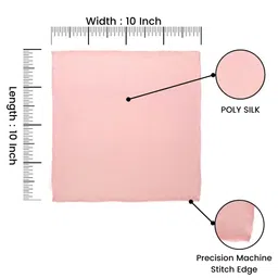 the tie hub Solid Silk Pocket Square For Men image 5