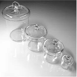 Shilpent Quartz Crucible With Lid (Capacity - 150ml)(Operating Temperature – 1150 ºC)(Pack of 1) image 5