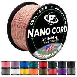 Paracord Planet Nano Cord –Lightweight Nylon Nano Paracord – Great for Arts & Crafts, Home Décor, Camping and More! image 1