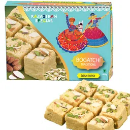 BOGATCHI Rakhi Gift for Brother|Rakhi with Sweets Combo|Rakhi Set with Sweets |Rakhi Gift Combo for Brother|Rakhi Set|Mysore Pak + Rakhi(6) + Roli Chawal + Rakhi Story Card|46 image 2