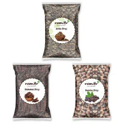 Vamitv Raw Reetha, Amla, Shikakai Combo- 300g(100g x 3 Pack)| 100% Natural Whole Dried Shikakai, Reetha Nuts, Amla | Hair growth | Hair & Skin Care | Pure Raw form image 1