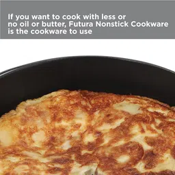 Hawkins Futura 16 cm Frying Pan, Non Stick Fry Pan with Glass Lid, Induction Omelette Pan, Small Frying Pan, Black (INF16G) image 3