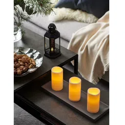 IKEA Lantern for Tealight for Indoor/Outdoor Functions, Partys, Home Decoration, Perfect for Hanging at Festive Occasions, 22Cm (Black),Glass image 5