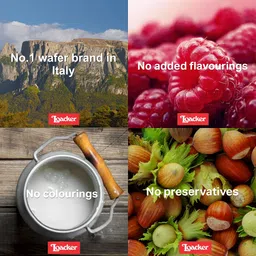 Loacker Quadratini Napolitaner Nuts(Hazelnut)- 125 Gram, Italy image 3