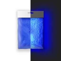 americos Neon Glow In Dark Radium Powder For Artistic Purposes / Arts and Crafts / Body Paint / Resin / Clothes / Car / Play / Jewelery / Decorative Items / Fishing Lures (Blue_10g) image 1