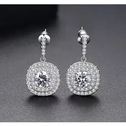 shining diva fashion Latest Stylish Austrian Crystal Earrings for Women and Girls (14625er) image 4