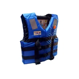 STAR Polyester Safety Adult's Life Jacket, Life Saving Jacket for Swimming Guard, Drifting Boating, PFD Type III, Weight Capacity Upto 120kg (Universal Size, Blue) image 2