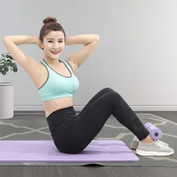 DR Mall Home Fitness Equipment Sit-ups and Push-ups Assistant Device Lose Weight Gym Workout Abdominal curl Exercise with Suction Cup, Silicone and Foam image 3